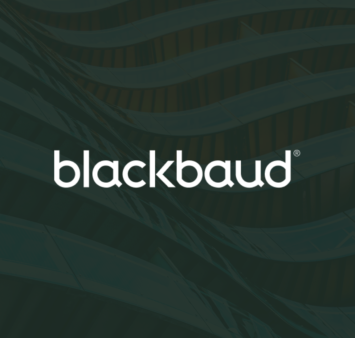 Photo of an abstract architecture building with a dark green overlay